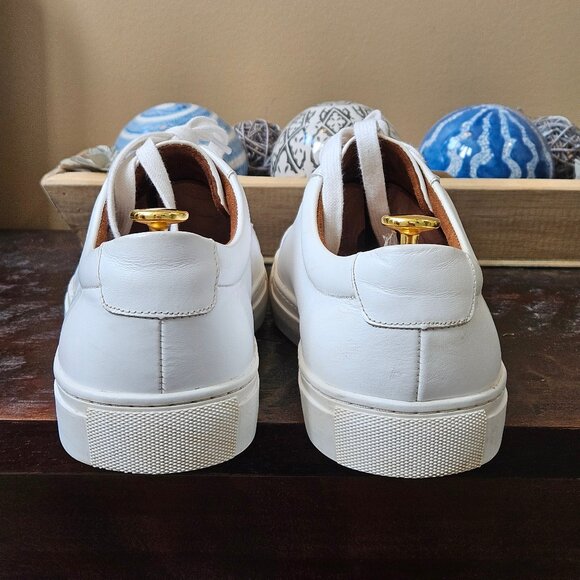 New Republic Men's Leather Sneakers, Classic White, Sz 12 - Picture 5 of 16